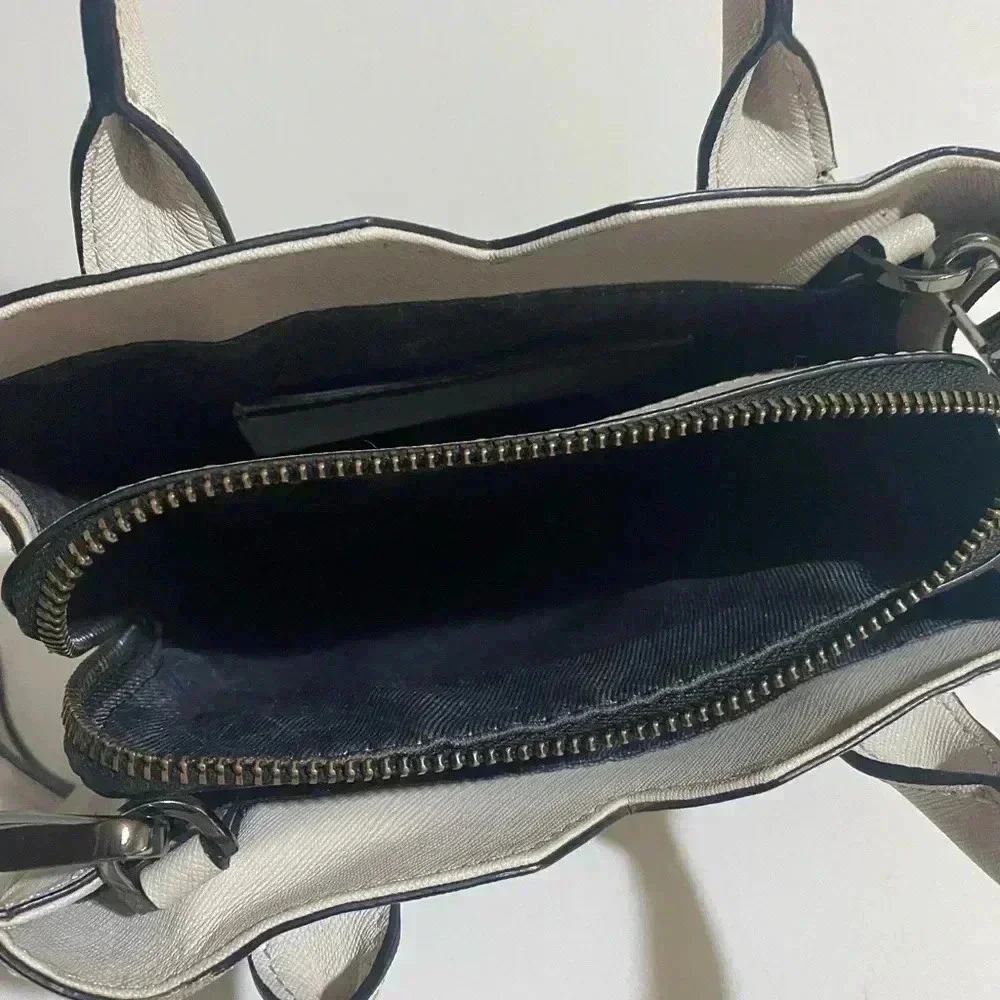 Botkier grey saffiano leather satchel handbag